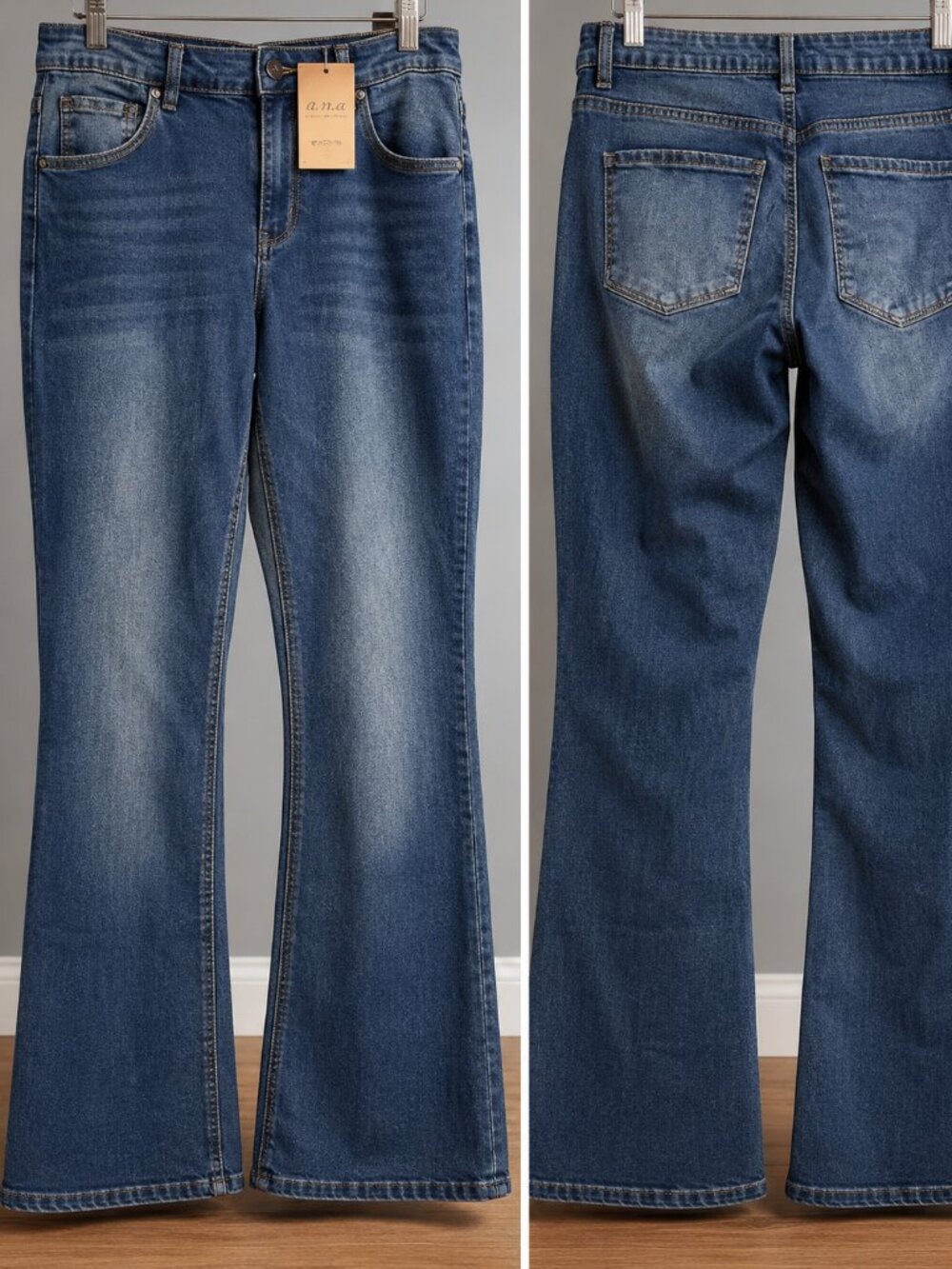 NWT BloomChic Jeans Women's US 22 UK 26 EU 52 High Rise Bootcut Stretch Hippie
